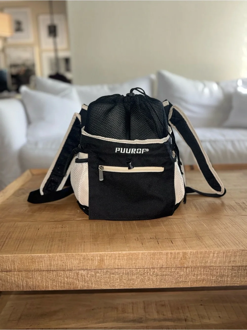 New Black and White Pet Carrier Backpack high end